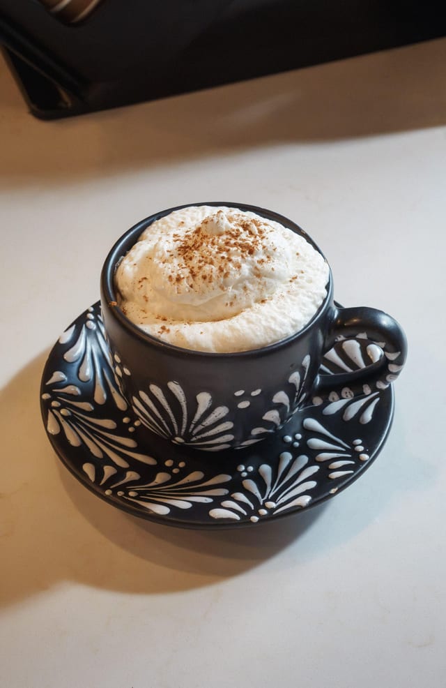 Hot Churro Latte.